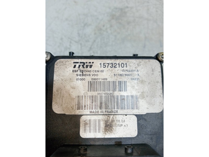 Recambio de abs para peugeot 407 sr confort referencia OEM IAM S118676001K 15732101 9657462080