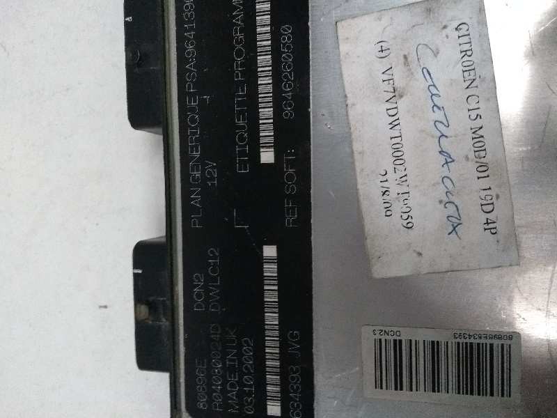 Recambio de centralita motor uce para citroen c15 referencia OEM IAM R04080024D 9641390180 9646260580 80896E
