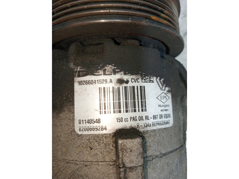 Recambio de compresor aire acondicionado para renault scenic ii authentique referencia OEM IAM 01140548 8200669284 