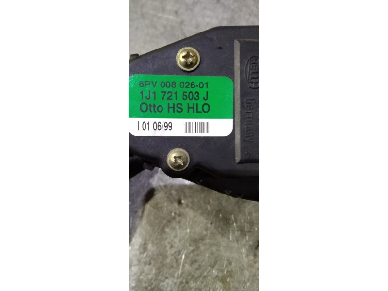 Recambio de potenciometro pedal para audi tt (8n3/8n9) 1.8 t coupe (132kw) referencia OEM IAM 1J721503J 6PV00802601 