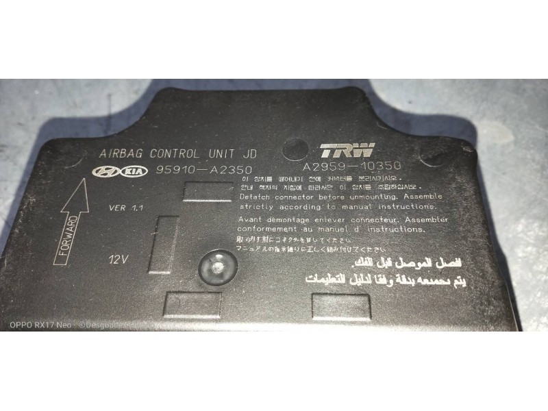 Recambio de centralita airbag para kia cee´d sporty wagon tech referencia OEM IAM 95910A2350 A295910350 