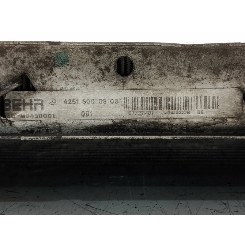 Recambio de radiador agua para mercedes clase m (w164) 320 / 350 cdi (164.122) referencia OEM IAM A2515000303  