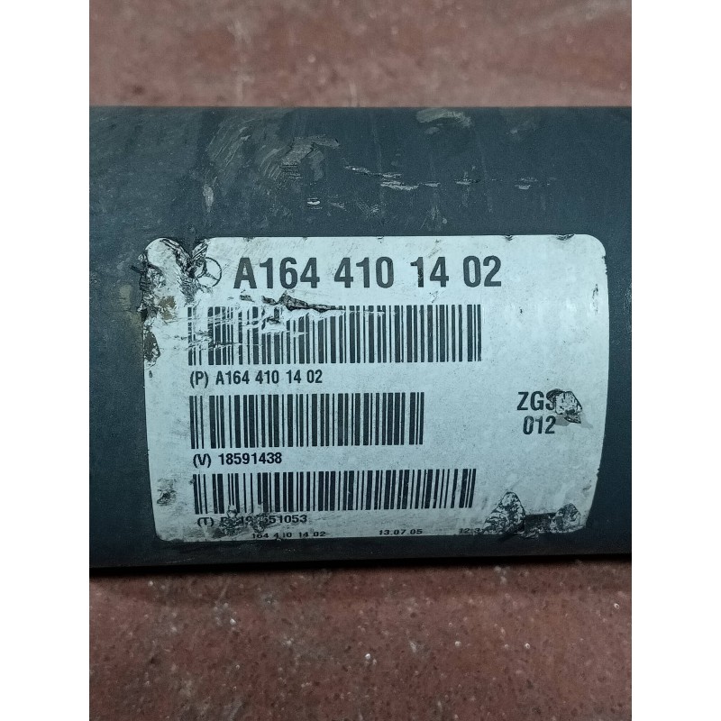 Recambio de transmision central para mercedes clase m (w164) 320 / 350 cdi (164.122) referencia OEM IAM A1644101402  