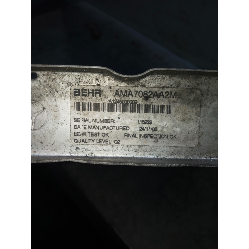 Recambio de radiador agua para mercedes clase c (w203) berlina 320 (203.064) referencia OEM IAM   
