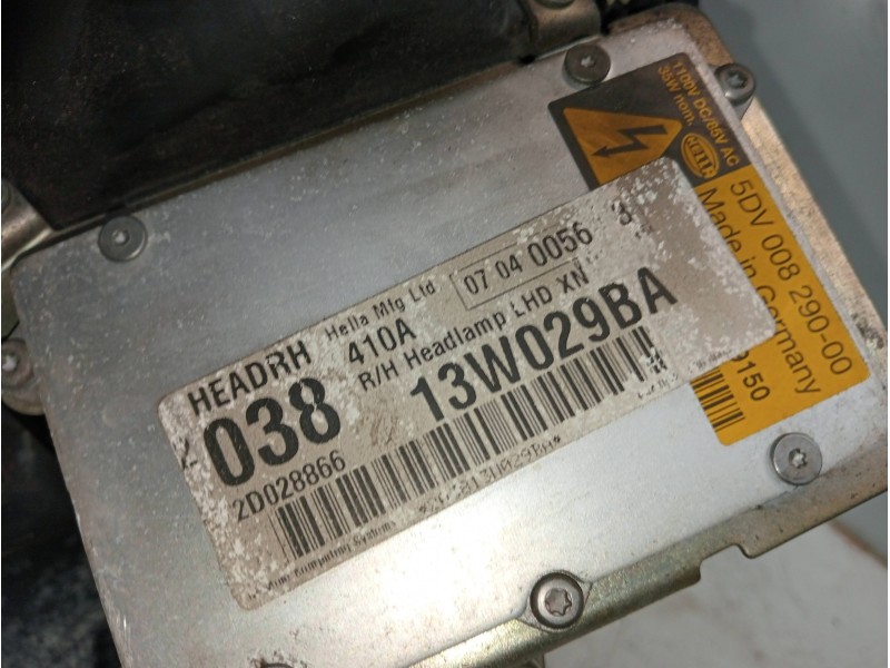 Recambio de faro derecho para jaguar s-type 2.7 v6 diesel executive referencia OEM IAM 4R8T13076EC 13W029BA XENON