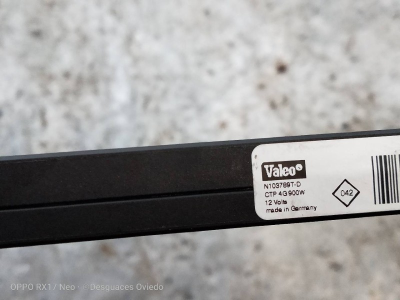 Recambio de resistencia calefaccion para dacia duster ii comfort referencia OEM IAM N103789TD  