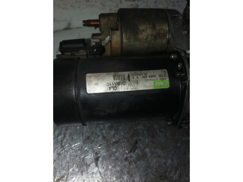 Recambio de motor arranque para peugeot 307 (s1) xn referencia OEM IAM D6RA110  
