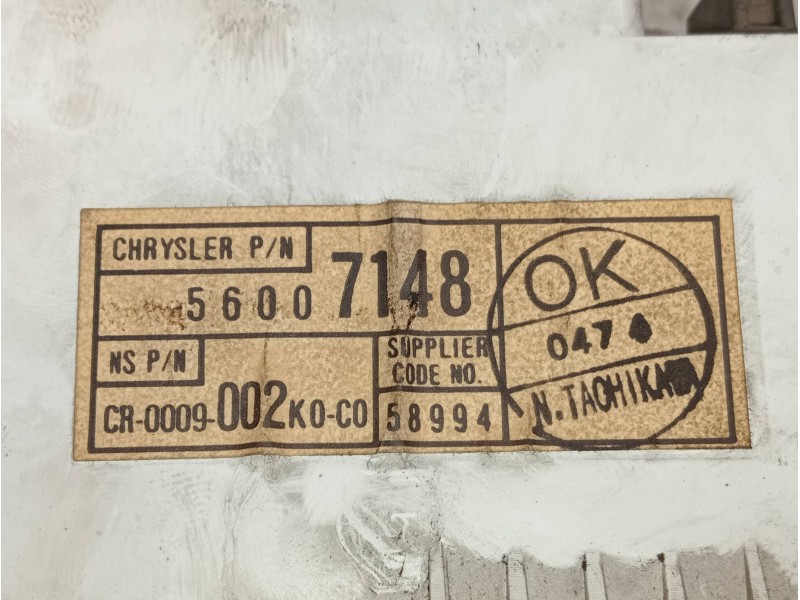 Recambio de cuadro instrumentos para jeep cherokee (xj) 2.5 jamboree referencia OEM IAM   