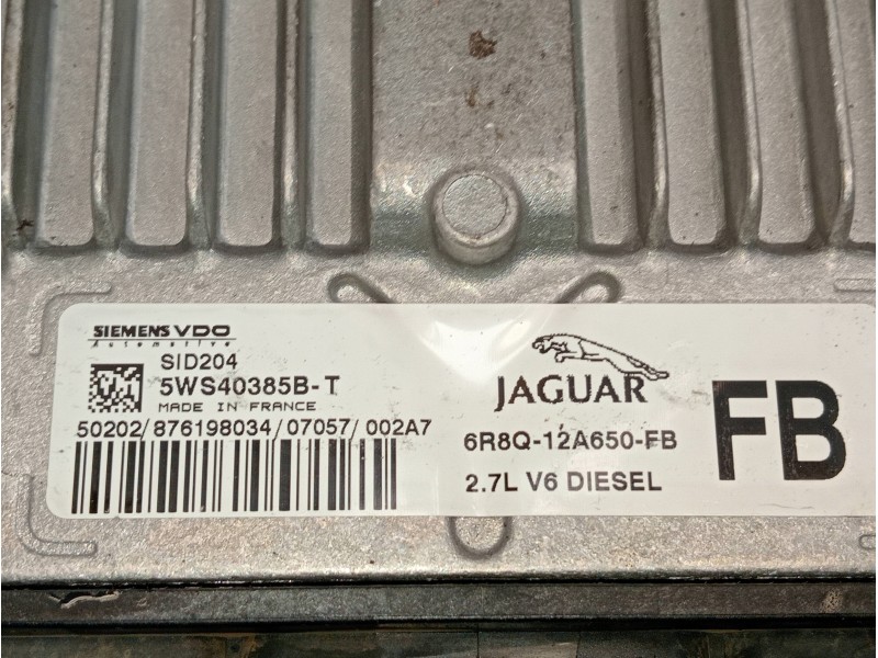 Recambio de centralita motor uce para jaguar s-type 2.7 v6 diesel executive referencia OEM IAM 5WS40385BT  
