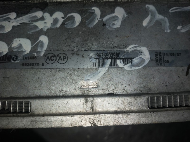 Recambio de intercooler para citroen c4 grand picasso 1.6 16v hdi fap referencia OEM IAM   