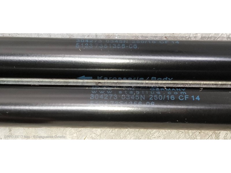 Recambio de amortiguadores capo para mini clubman (f54) one d referencia OEM IAM 51237351356  