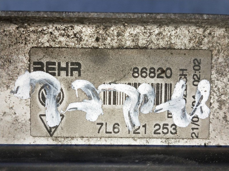 Recambio de radiador agua para volkswagen touareg (7la) 2.5 tdi referencia OEM IAM 7L06121053 86820 