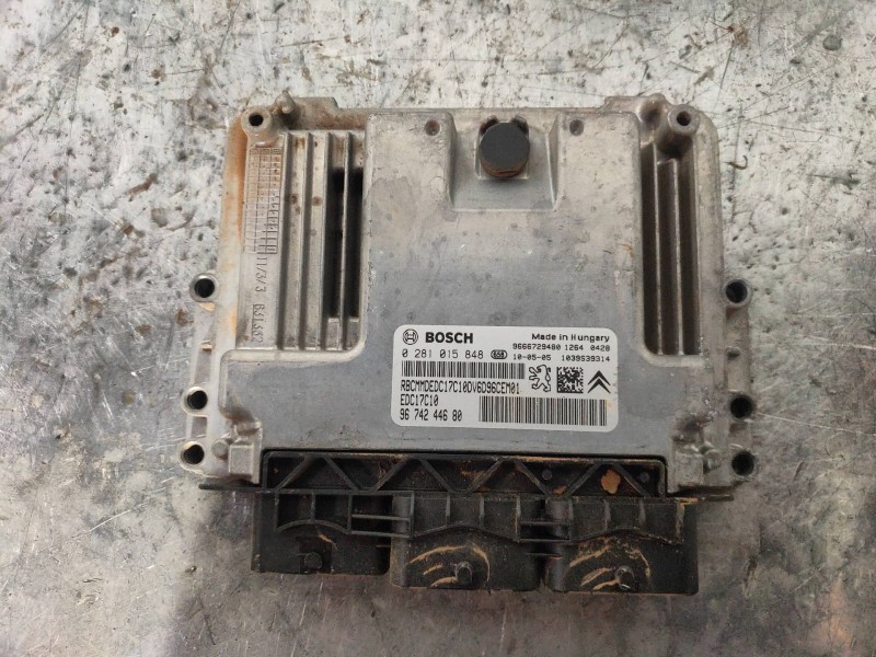 Recambio de centralita motor uce para peugeot 207 sport referencia OEM IAM 0281015848 9674244680 EDC17C10 8666729480
