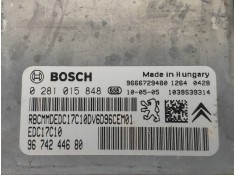 Recambio de centralita motor uce para peugeot 207 sport referencia OEM IAM 0281015848 9674244680 EDC17C10 8666729480 2