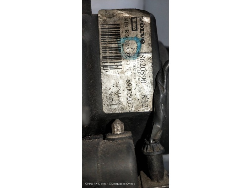 Recambio de faro derecho para volvo s80 berlina 2.4 (103kw) referencia OEM IAM 8620890 89005057 