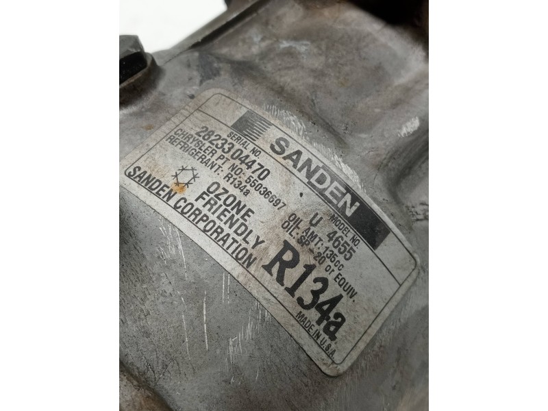 Recambio de compresor aire acondicionado para jeep cherokee (xj) 2.5 jamboree referencia OEM IAM 55036697  