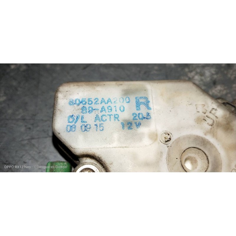 Recambio de motor cierre centralizado delantero derecho para renault maxity fg 130.35/45 referencia OEM IAM 80552AA200  