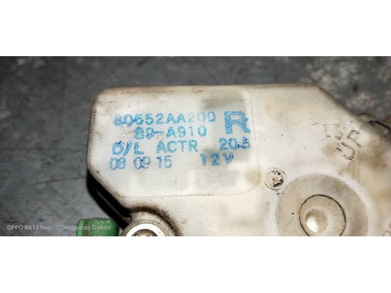 Recambio de motor cierre centralizado delantero derecho para renault maxity fg 130.35/45 referencia OEM IAM 80552AA200  