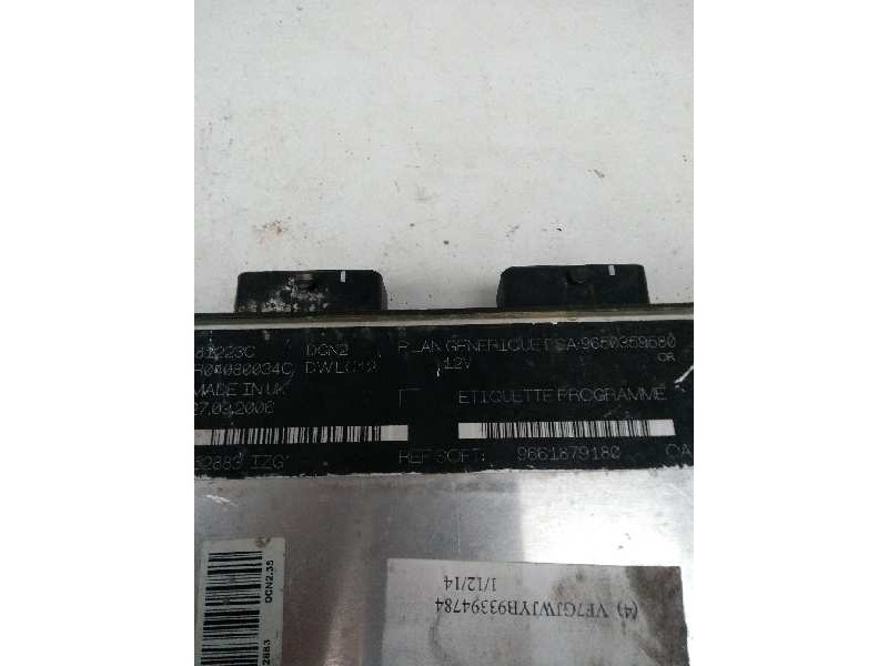 Recambio de centralita motor uce para citroen berlingo 1.9 diesel referencia OEM IAM R04080034C 9650359580 9661879180 81223C