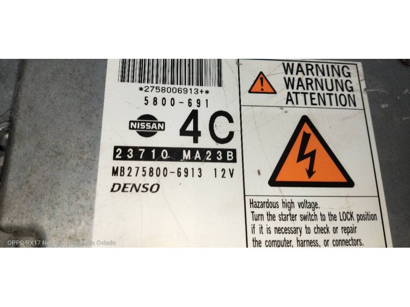 Recambio de centralita motor uce para renault maxity fg 130.35/45 referencia OEM IAM MB2758006913 23710MA23B 