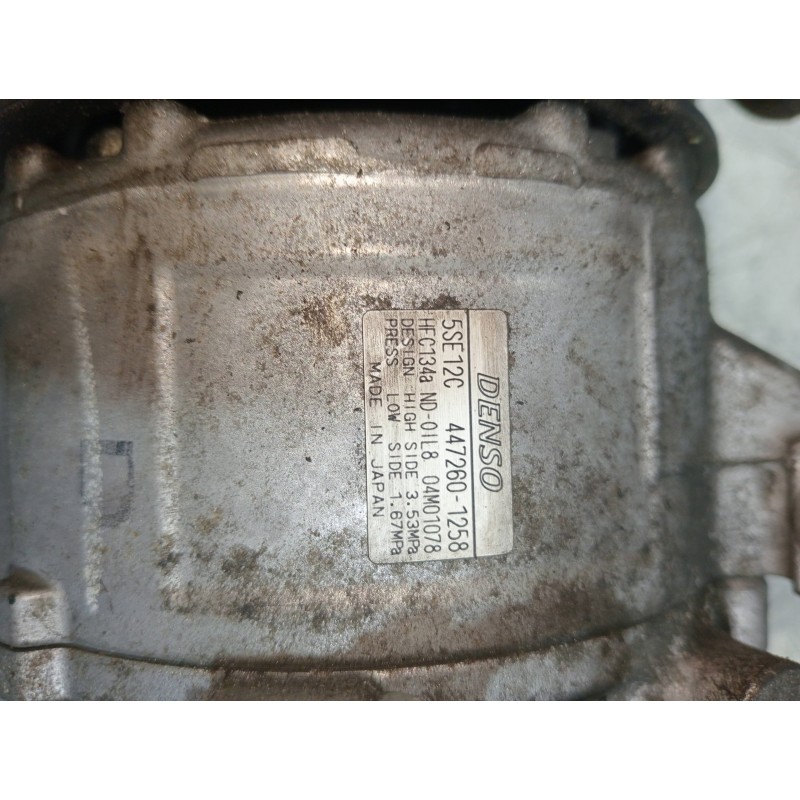 Recambio de compresor aire acondicionado para toyota rav 4 (a3) 2.2 d-4d cat referencia OEM IAM 4472601258 5SE12C 