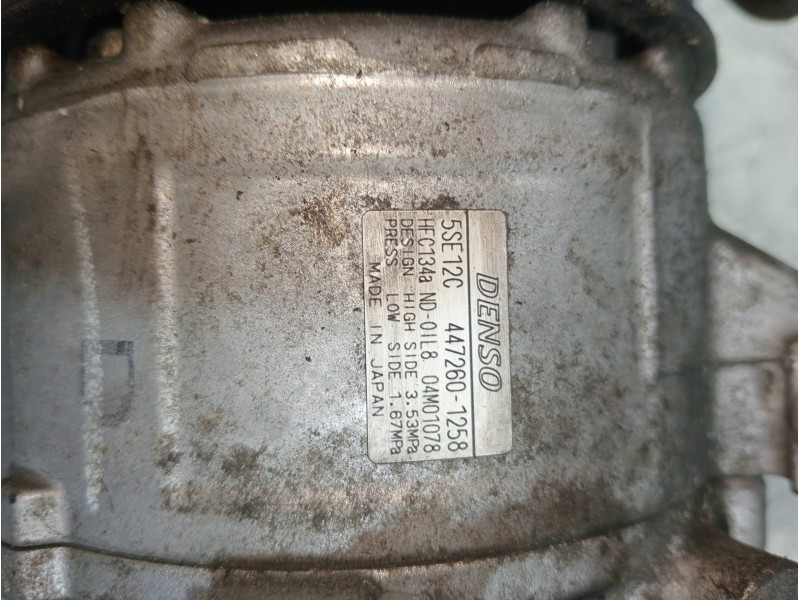 Recambio de compresor aire acondicionado para toyota rav 4 (a3) 2.2 d-4d cat referencia OEM IAM 4472601258 5SE12C 