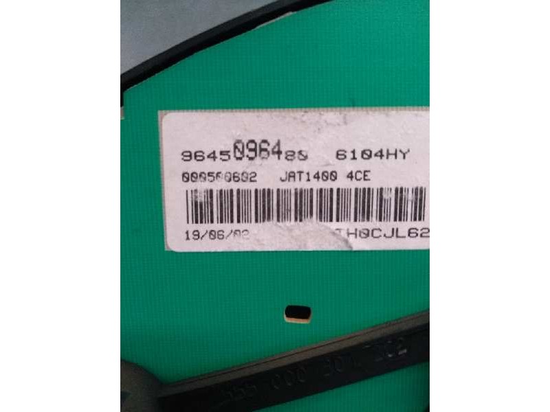 Recambio de cuadro instrumentos para peugeot 206 sw x-line referencia OEM IAM 9645096480  