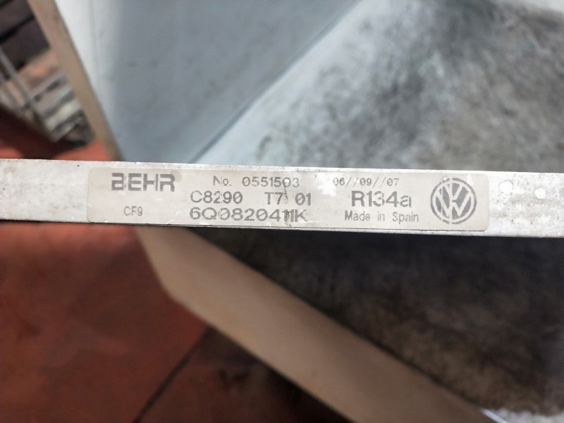 Recambio de condensador / radiador aire acondicionado para volkswagen polo (9n3) advance referencia OEM IAM   