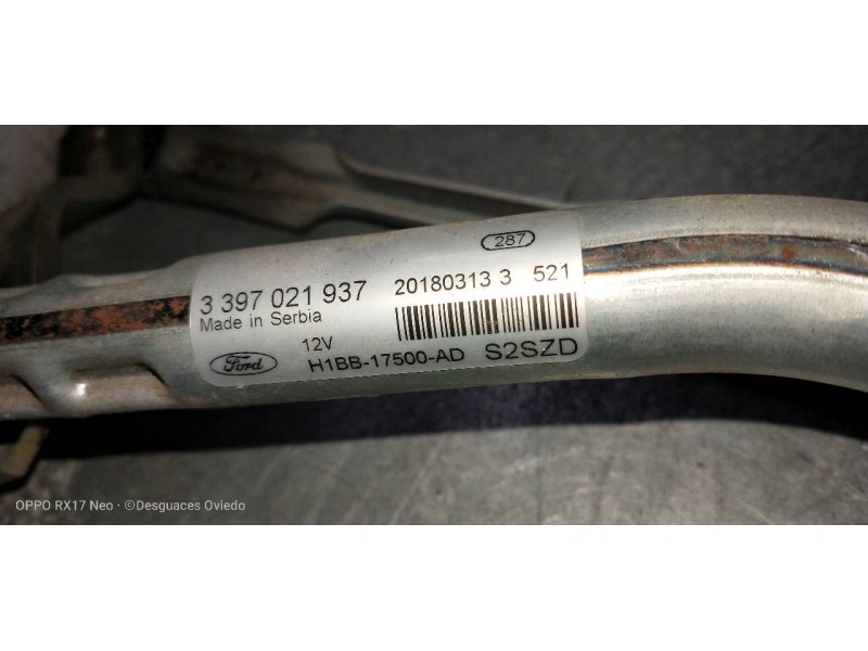 Recambio de motor limpia delantero para ford fiesta (ce1) trend referencia OEM IAM   