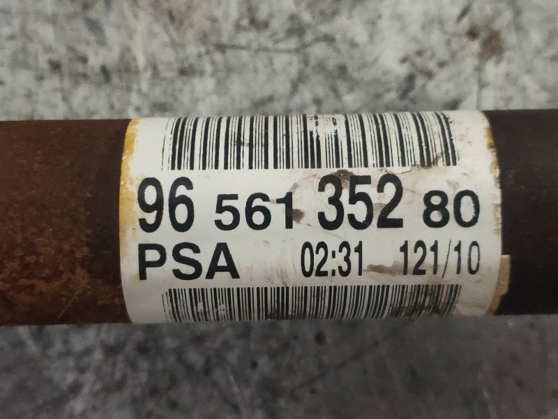 Recambio de transmision delantera izquierda para peugeot 207 sport referencia OEM IAM 9656135280  