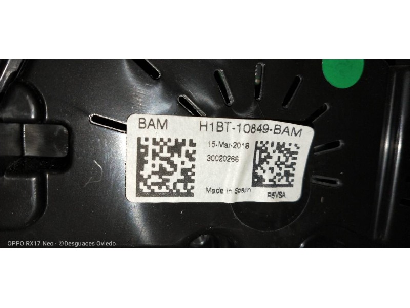 Recambio de cuadro instrumentos para ford fiesta (ce1) trend referencia OEM IAM H1BT10849BAM  