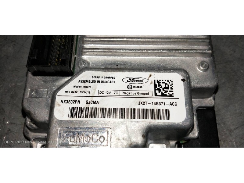 Recambio de modulo electronico para ford fiesta (ce1) trend referencia OEM IAM JK2T14G371ACC  