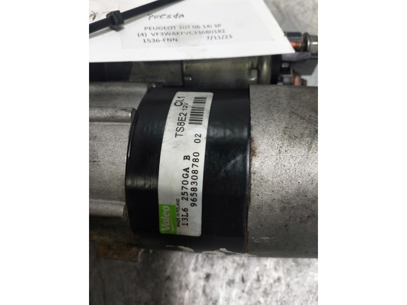 Recambio de motor arranque para peugeot 207 urban referencia OEM IAM TS8E2  
