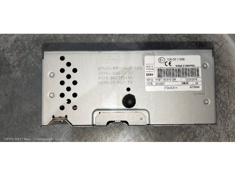 Recambio de sistema audio / radio cd para ford fiesta (ce1) trend referencia OEM IAM H1BT18C815GM  