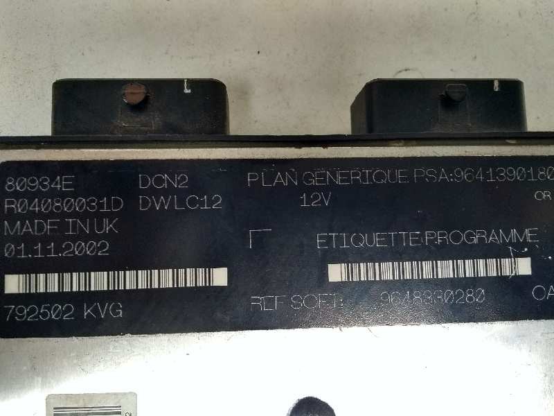 Recambio de centralita motor uce para citroen xsara berlina 1.9 diesel referencia OEM IAM R04080031D 9641390180 9648330280 80934