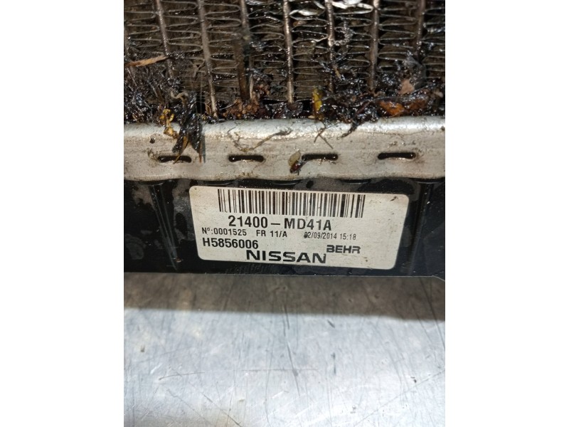 Recambio de radiador agua para renault maxity fg 130.35/45 referencia OEM IAM 21400MD1A  