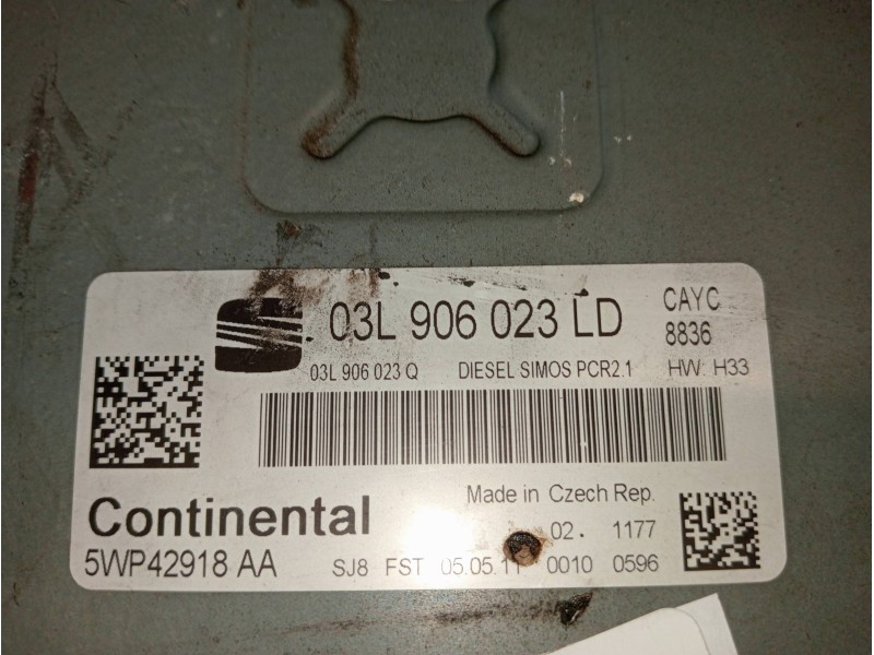 Recambio de centralita motor uce para seat ibiza st (6j8) style referencia OEM IAM 03L906023LD 5WP42918AA 