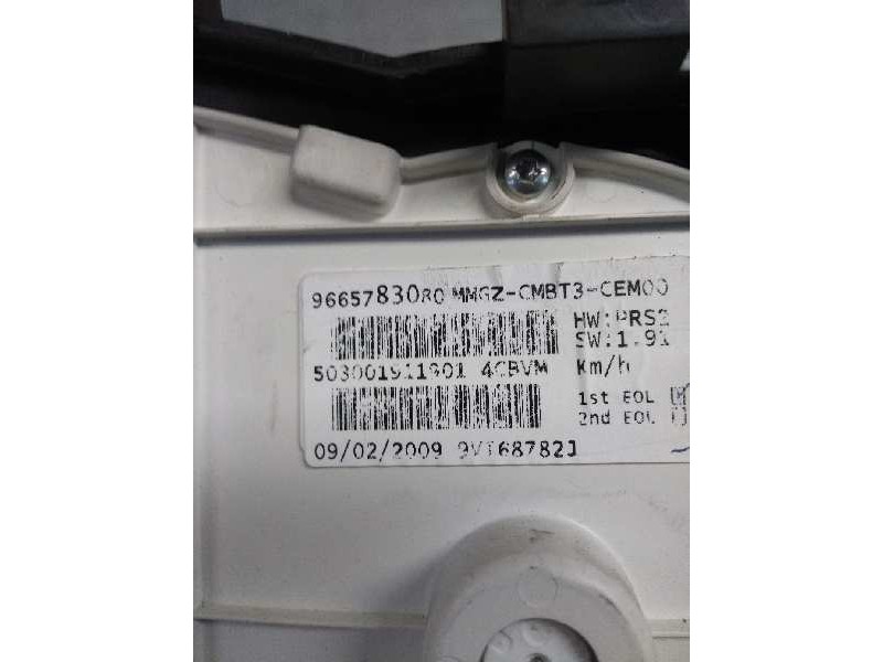 Recambio de cuadro instrumentos para peugeot 206+ 1.4 hdi referencia OEM IAM 9665783080  