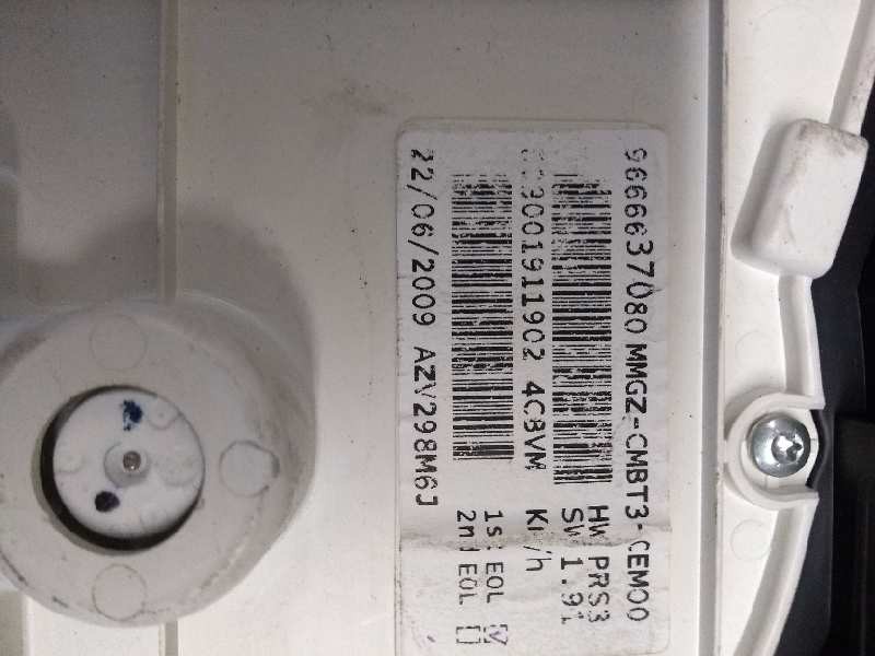 Recambio de cuadro instrumentos para peugeot 206+ 1.4 hdi referencia OEM IAM 9666637080  