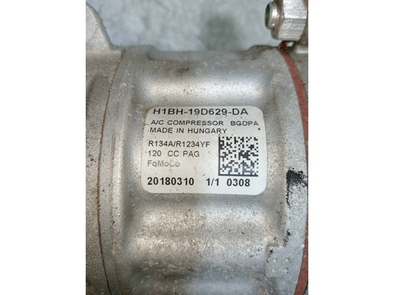 Recambio de compresor aire acondicionado para ford fiesta (ce1) trend referencia OEM IAM H1BH19D629DA 20180310 