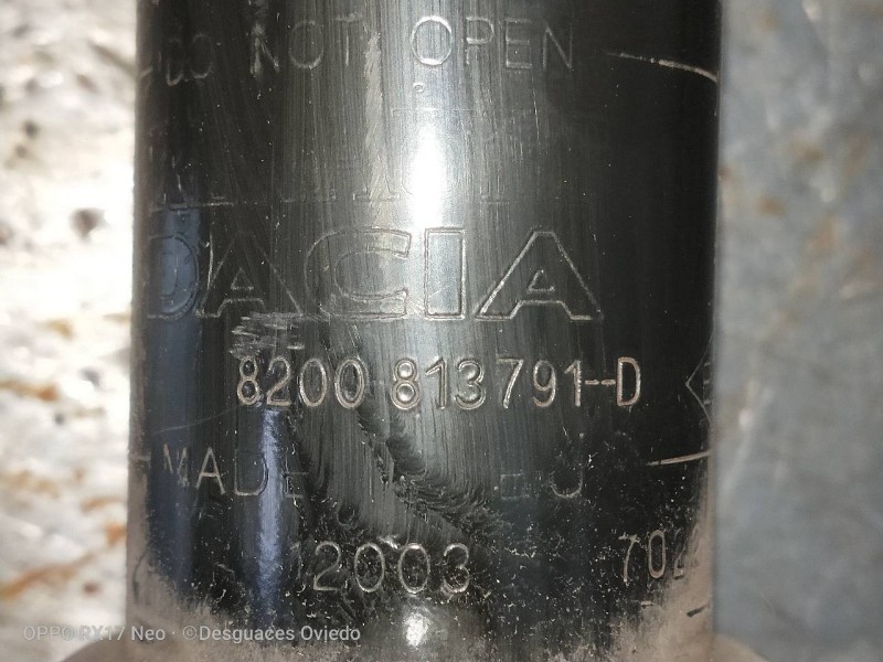 Recambio de amortiguador delantero derecho para dacia duster ii comfort referencia OEM IAM 8200813791D  