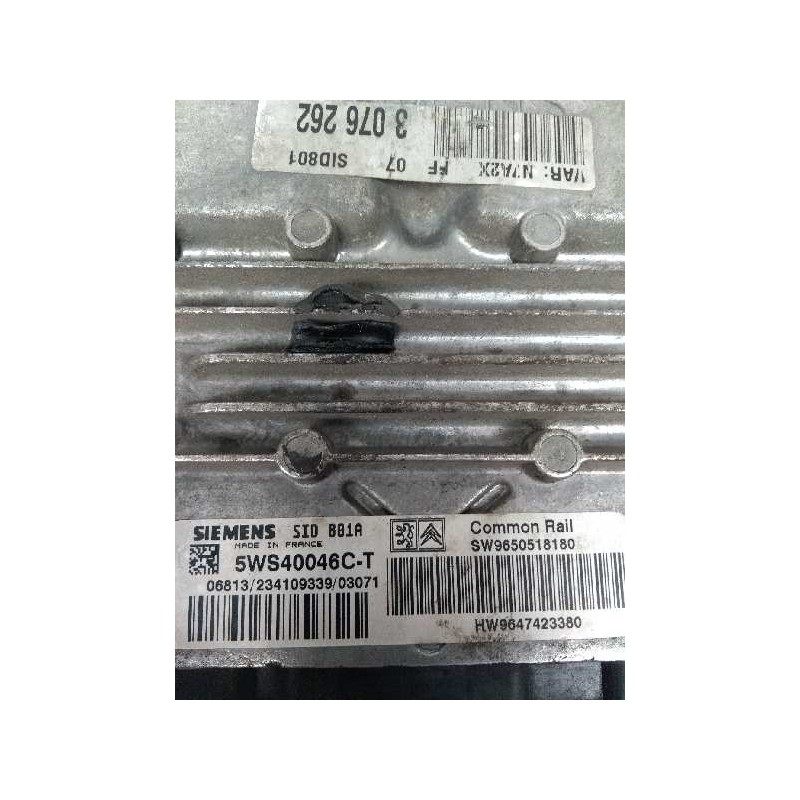 Recambio de centralita motor uce para citroen xsara berlina 2.0 hdi cat (rhy / dw10td) referencia OEM IAM 5WS40046CT SW965051818