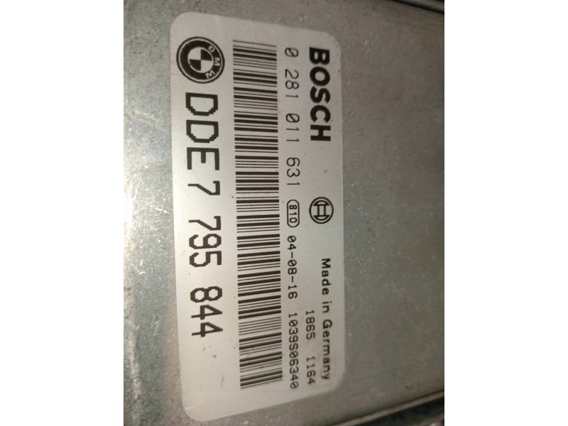 Recambio de centralita motor uce para bmw serie 1 berlina (e81/e87) 118d referencia OEM IAM 0281011631 DDE7795844 