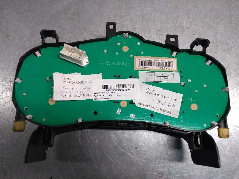 Recambio de cuadro instrumentos para peugeot 207 1.4 hdi referencia OEM IAM 9666749180   Recambio de cuadro instrumentos para peugeot 207 1.4 hdi referencia OEM IAM 9666749180