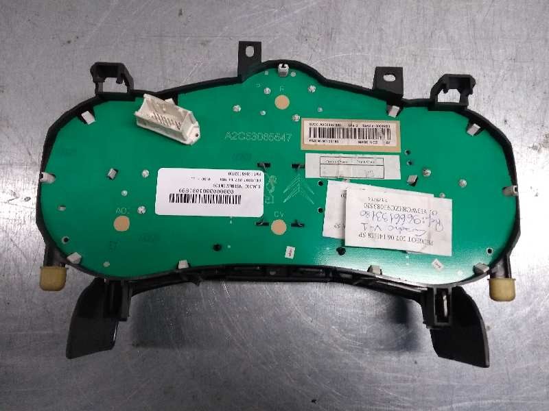 Recambio de cuadro instrumentos para peugeot 207 1.4 hdi referencia OEM IAM 9666133180  