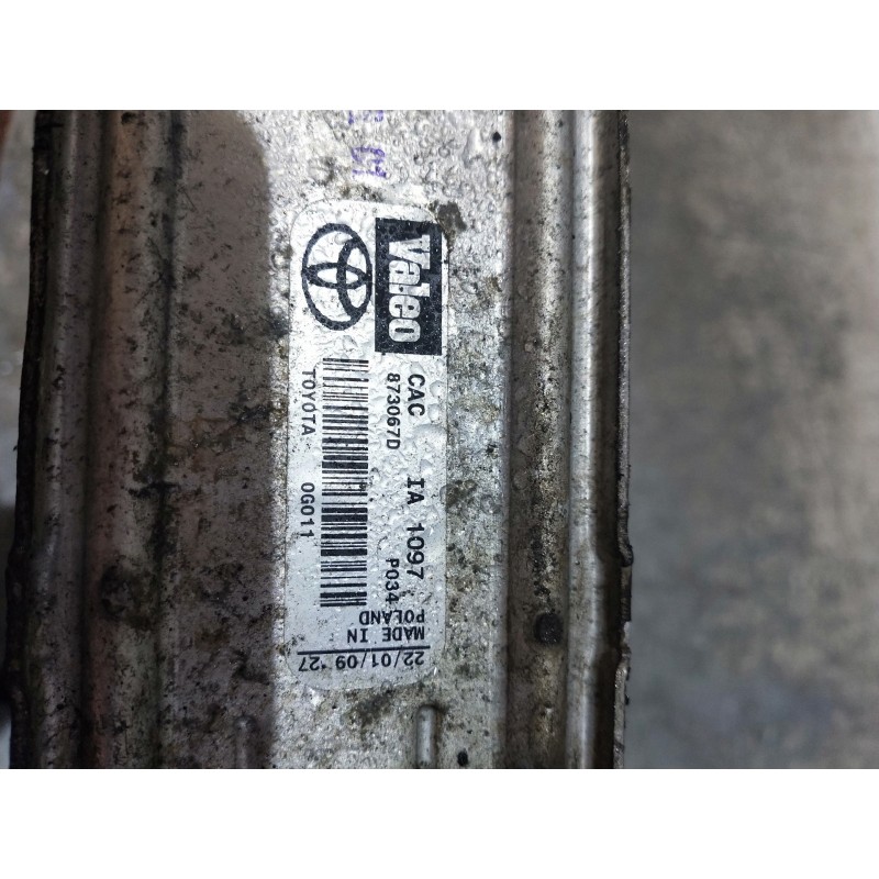 Recambio de intercooler para toyota corolla (e12) 2.0 d-4d linea luna berlina referencia OEM IAM   
