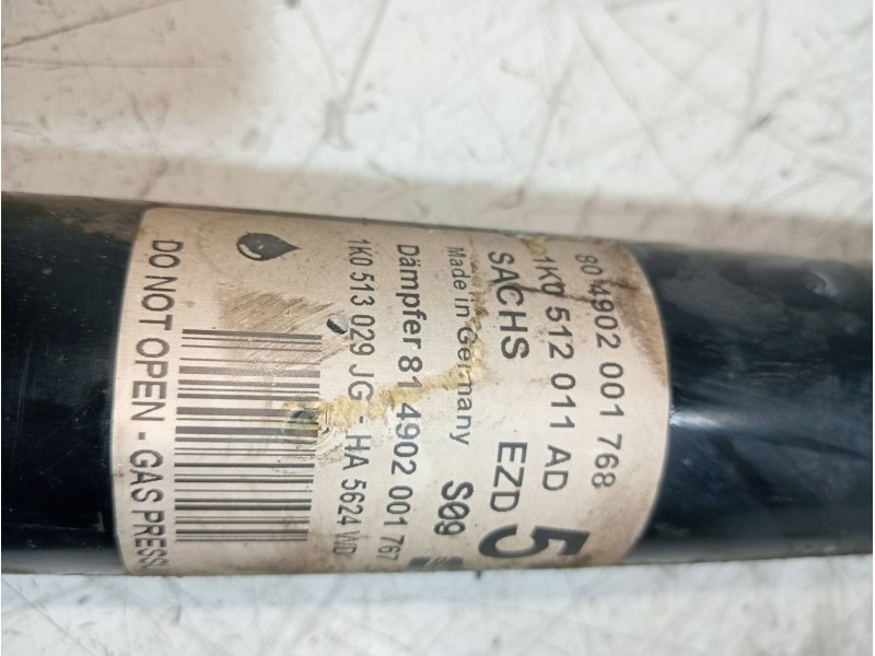 Recambio de amortiguador trasero derecho para seat altea (5p1) arena referencia OEM IAM 1K0512011AD 804902001768 