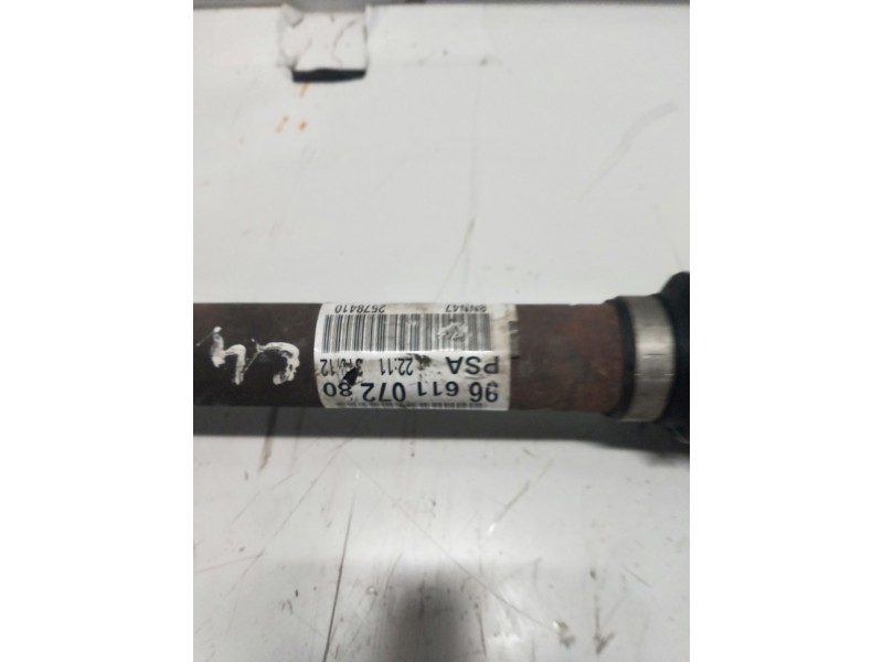 Recambio de transmision delantera derecha para citroen c4 lim. tonic referencia OEM IAM 9661107280  