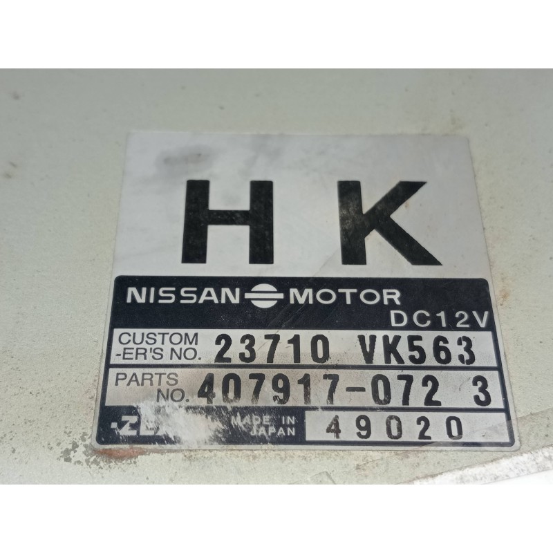 Recambio de centralita motor uce para nissan pick-up (d22) 2.5 16v turbodiesel cat referencia OEM IAM 23710VK563 4079170723 4902