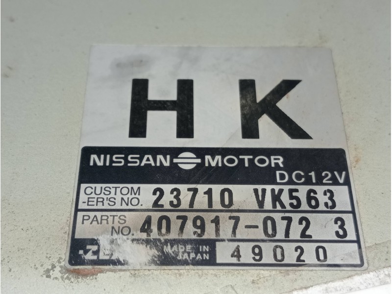 Recambio de centralita motor uce para nissan pick-up (d22) 2.5 16v turbodiesel cat referencia OEM IAM 23710VK563 4079170723 4902